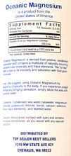Oceanic Magnesium Sea Water Topical Magnesium Chloride 16 oz.