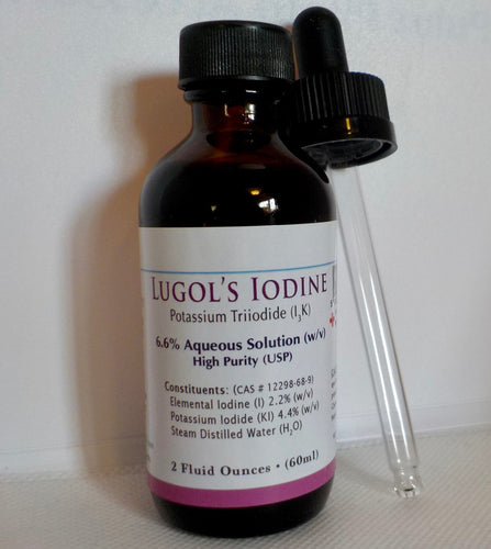 ID: Lugol’s Potassium Triiodide Iodine 6.6%, with dropper