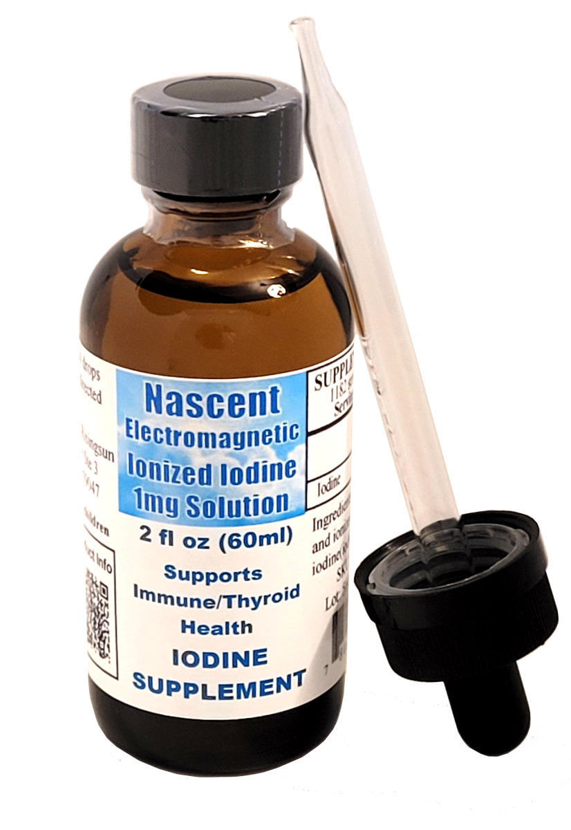 ID - Nascent Ionized Elemental Iodine Supplement Solution - 2 oz.