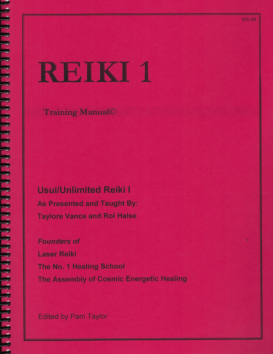 Book: Reiki 1 Student Manual